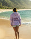 “Lavender” Basic Oversized Embroidered Hoodie