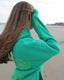 “Protect The Locals” Oversized “Sea-Glass Green” Embroidered Hoodie