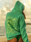 “Protect The Locals” Oversized “Sea-Glass Green” Embroidered Hoodie