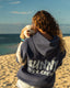“Deep Sea” Basic Oversized Embroidered Hoodie