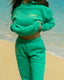 “Sea-Glass Green” Cloud Sweatpants