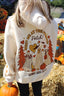 Meet Me at The Pumpkin Patch” Oversized “Vanilla” Embroidered Hoodie