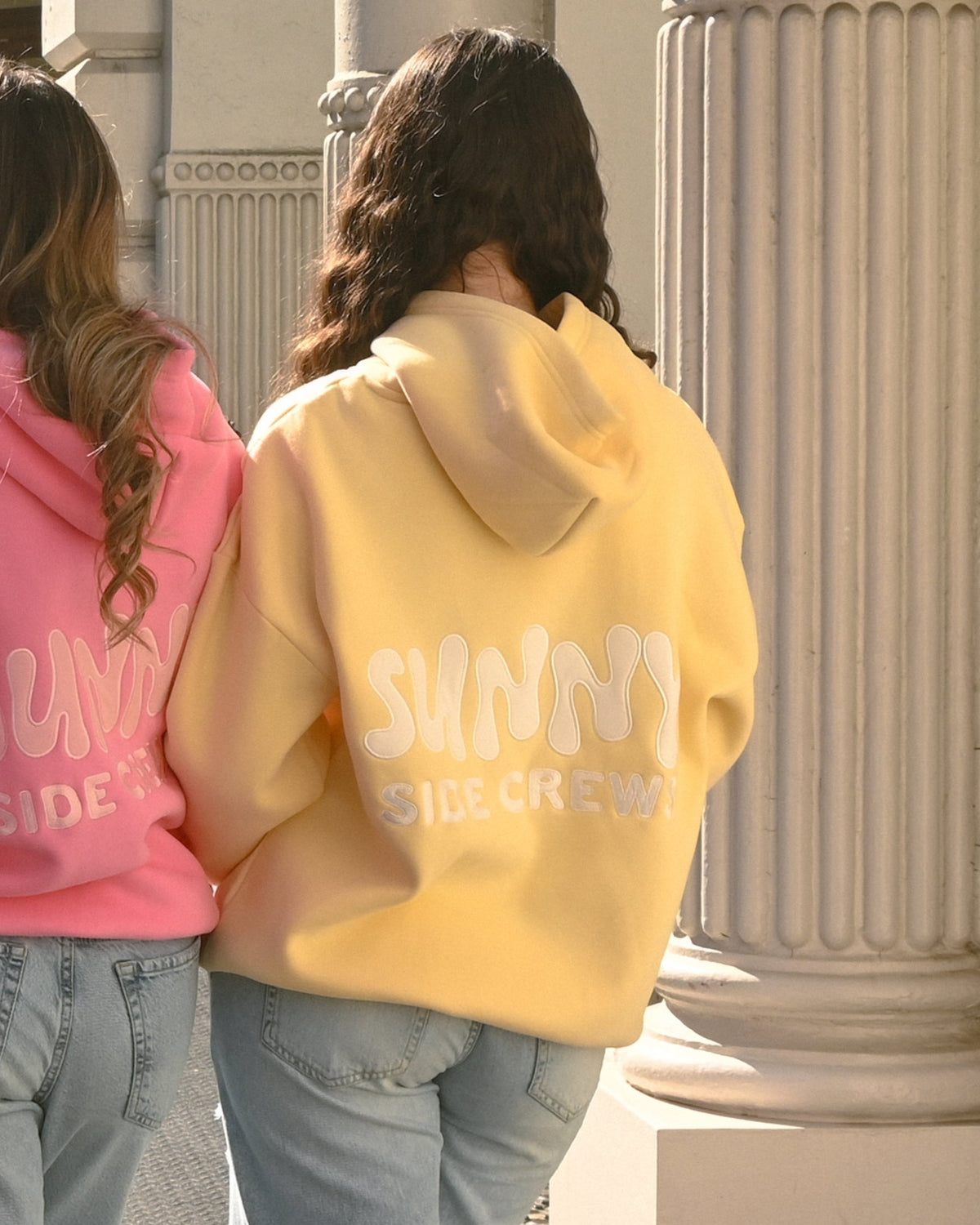 “Lemon” Basic Oversized Embroidered Hoodie – Sunny Side Crews