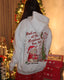 “Meet Me at The Christmas Tree Farm” Oversized “Heather” Embroidered Hoodie