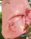 “Laguna Shell” Oversized “Lush Pink” Embroidered Hoodie