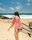 “Laguna Shell” Oversized “Lush Pink” Embroidered Hoodie