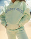 Classic Sunny Side Embroidered Oversized "Mint" Hoodie